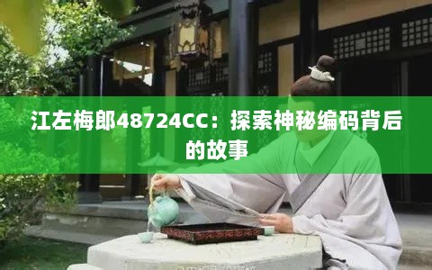 江左梅郎48724CC：探索神秘编码背后的故事