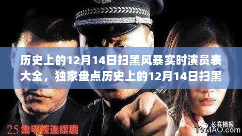 独家盘点，历史上的12月14日扫黑风暴实时演员表大全，重温经典瞬间！