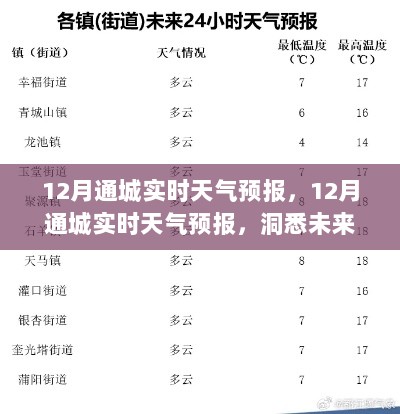 12月通城实时天气预报，洞悉天气变化，提前做好准备