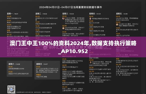 澳门王中王100%的资料2024年,数据支持执行策略_AP10.952