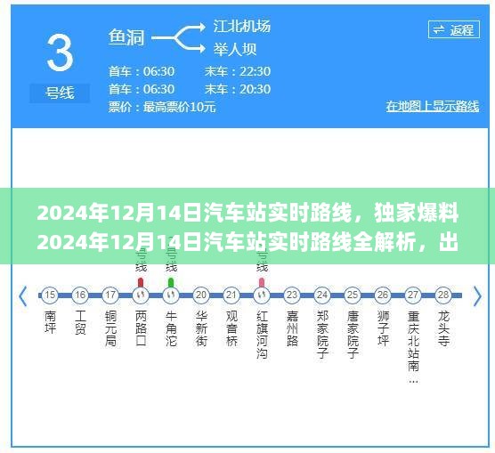 独家爆料，2024年12月14日汽车站实时路线全解析与出行必备攻略发布！