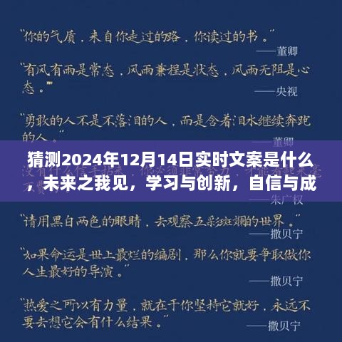 揭秘未来篇章，学习创新，自信成就——对2024年12月14日文案的预测与展望