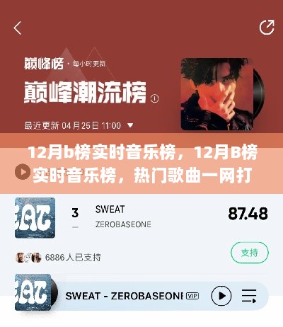 12月B榜实时音乐榜，热门歌曲集结，领略音乐潮流最前沿