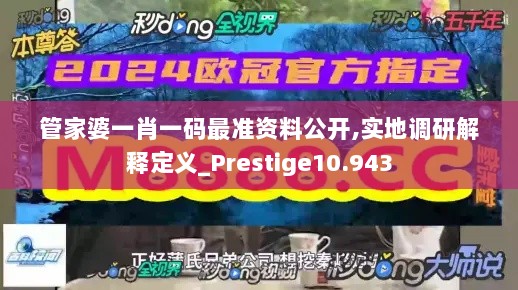 管家婆一肖一码最准资料公开,实地调研解释定义_Prestige10.943