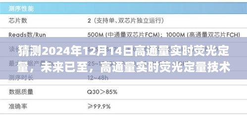 高通量实时荧光定量技术革新展望，体验未来科技魅力，展望2024年高通量实时荧光定量技术新进展