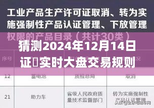 2024年预测，证券实时大盘交易规则的新篇章与未来展望