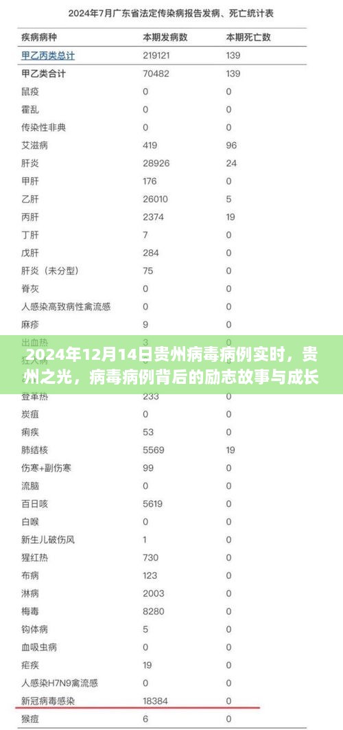 贵州病毒病例背后的励志故事与成长力量，贵州之光实时报道 2024年12月14日