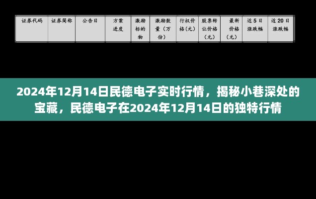 民德电子实时行情揭秘，小巷深处的宝藏，独特行情一览（2024年12月14日）