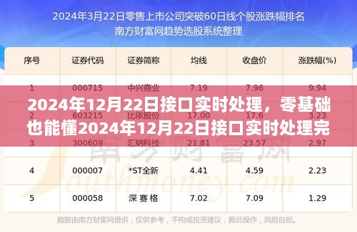 零基础也能懂，2024年12月22日接口实时处理完全步骤指南及操作指南