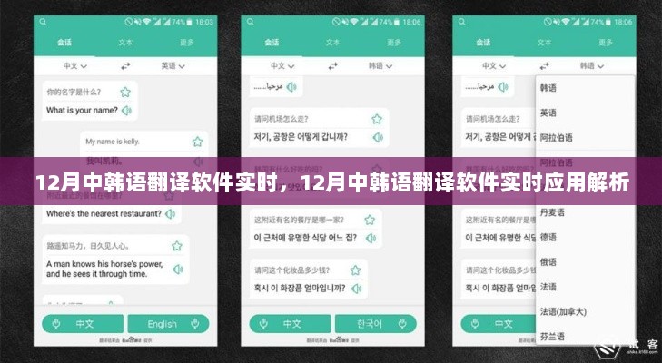 12月中韩语翻译软件实时应用解析与体验