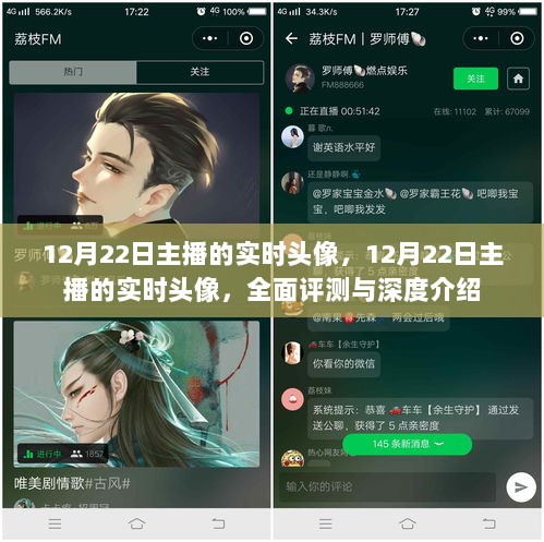 12月22日主播实时头像，全面评测与深度介绍