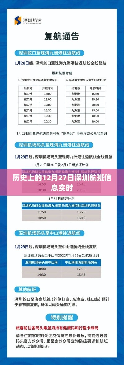 历史上的深圳航班信息实时查询，聚焦十二月二十七日航班动态