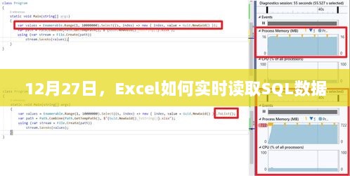 Excel实时读取SQL数据的方法和步骤（12月27日）