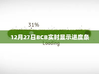 BCB实时进度条跟踪更新至12月27日