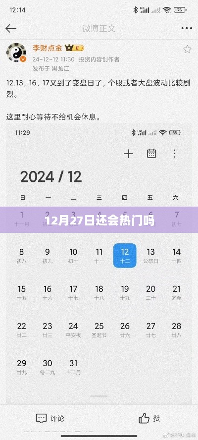 12月27日热门趋势展望
