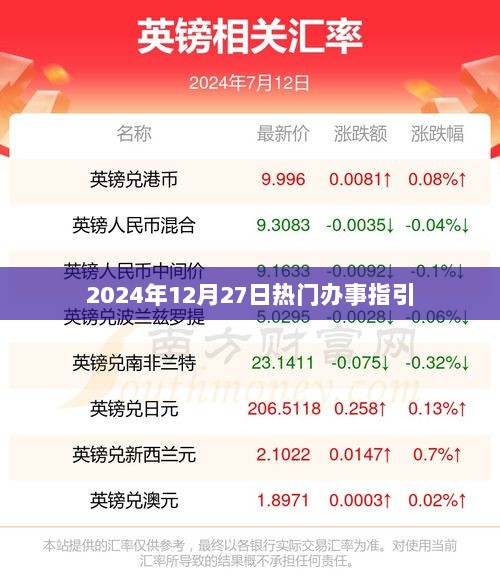 办事指南，2024年12月27日最新热点服务指引，符合字数要求，简洁明了，能够准确反映文章主题，适合用于百度搜索引擎的收录。