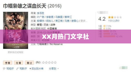 XX月文字社热点话题
