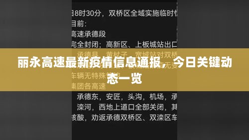 丽永高速最新疫情信息通报，今日关键动态一览