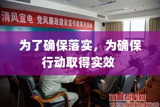 为了确保落实，为确保行动取得实效 