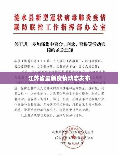 江苏省最新疫情动态发布