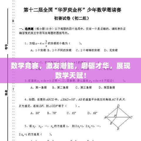 数学竞赛，激发潜能，磨砺才华，展现数学天赋！