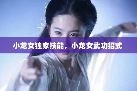 小龙女独家技能，小龙女武功招式 