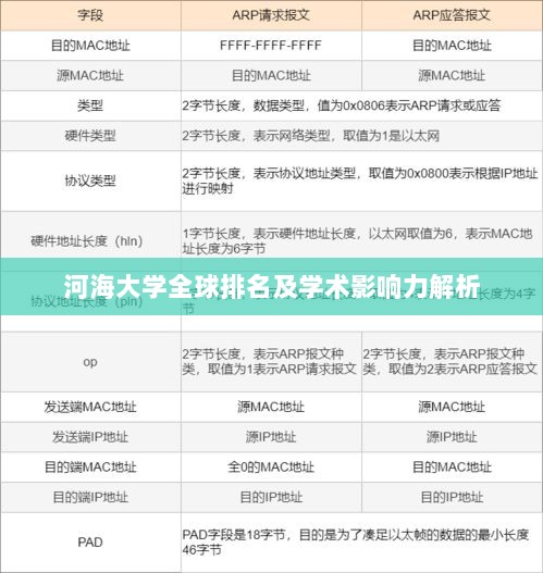 河海大学全球排名及学术影响力解析