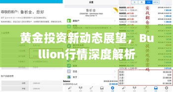 黄金投资新动态展望，Bullion行情深度解析