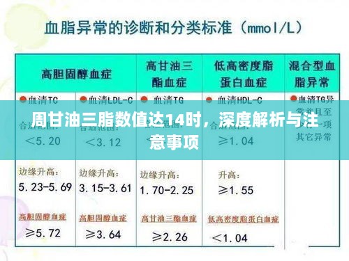 周甘油三脂数值达14时，深度解析与注意事项