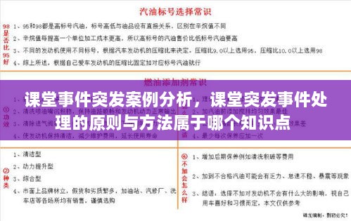 课堂事件突发案例分析，课堂突发事件处理的原则与方法属于哪个知识点 