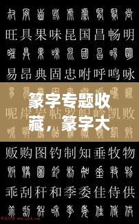 篆字专题收藏，篆字大全对照表高清 转换器 