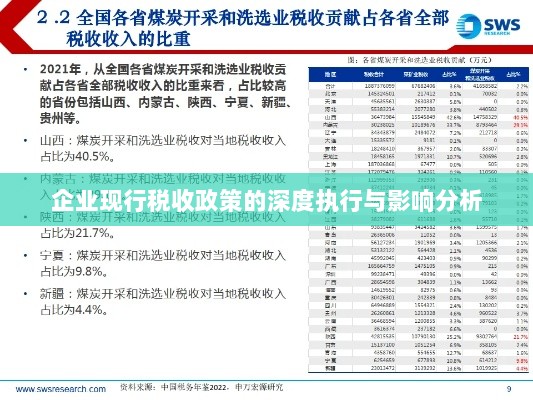 企业现行税收政策的深度执行与影响分析