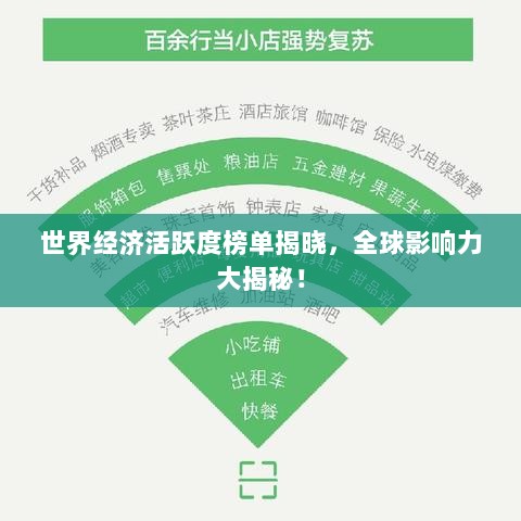 世界经济活跃度榜单揭晓，全球影响力大揭秘！