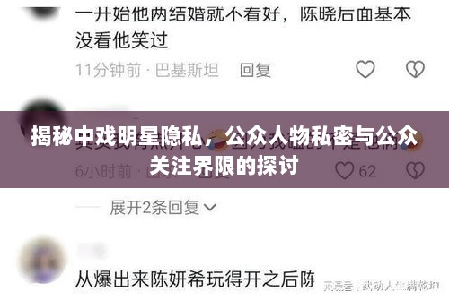 揭秘中戏明星隐私，公众人物私密与公众关注界限的探讨